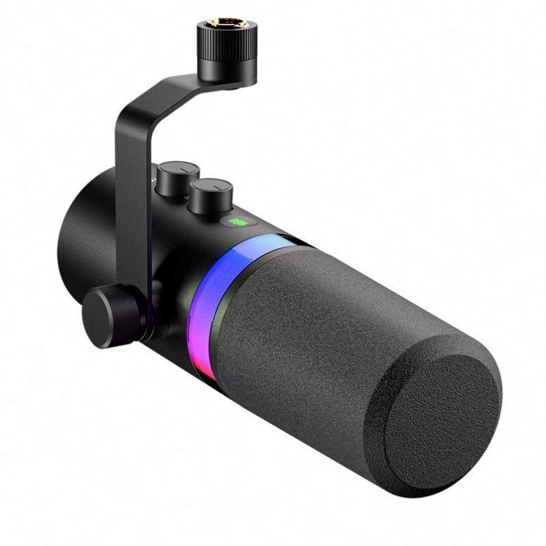 Wireless Podcast Microphone Dual Mic - Professional USB XLR Dual Purpose Dynamic