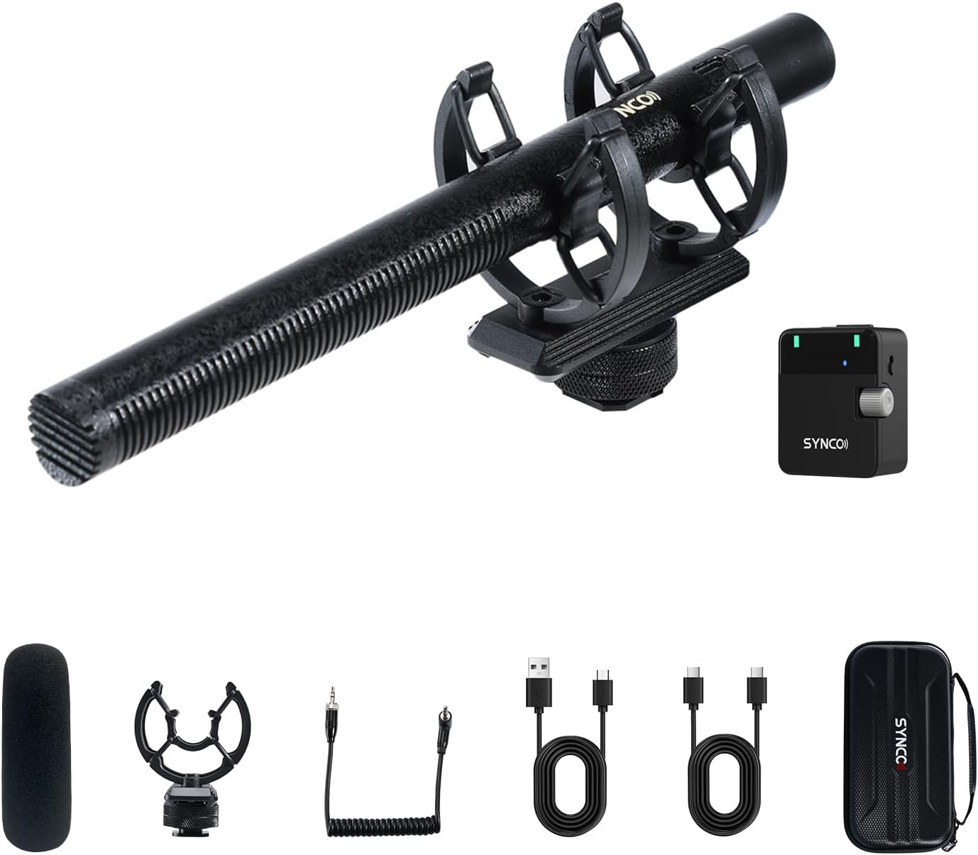 Wireless Mic For Smartphone Video Recording - 【US STOCK】 SYNCO D2 Wireless Shotgun