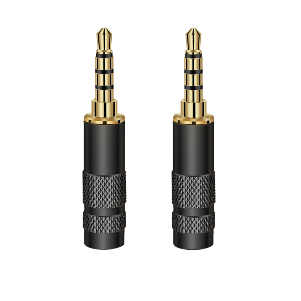3.5Mm Trs To Trrs Adapter Audio Cable - Black 3.5mm Headphone Plug Audio Jack