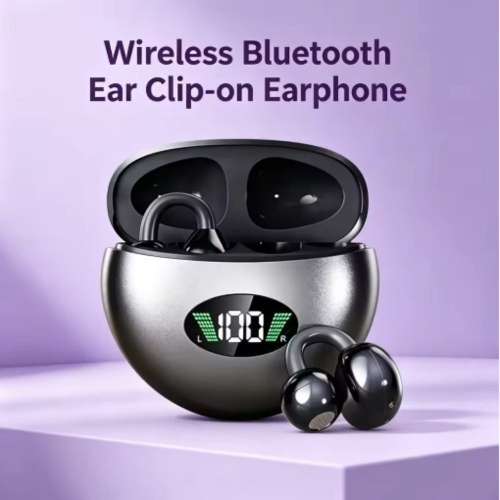 Charging Case For Wireless Microphones - 2028 Wireless Bluetooth Earphones Clip-on Q71