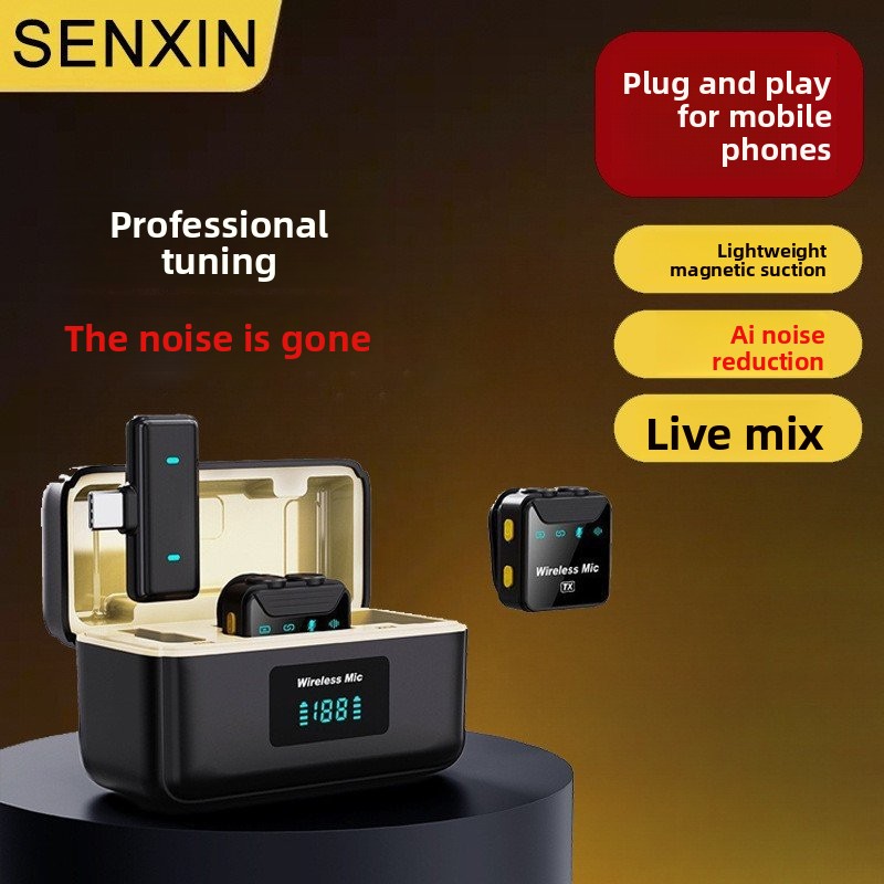Magnetic Lavalier Microphone Clip On - SX23 Wireless Lavalier Microphone SmartLink Chip
