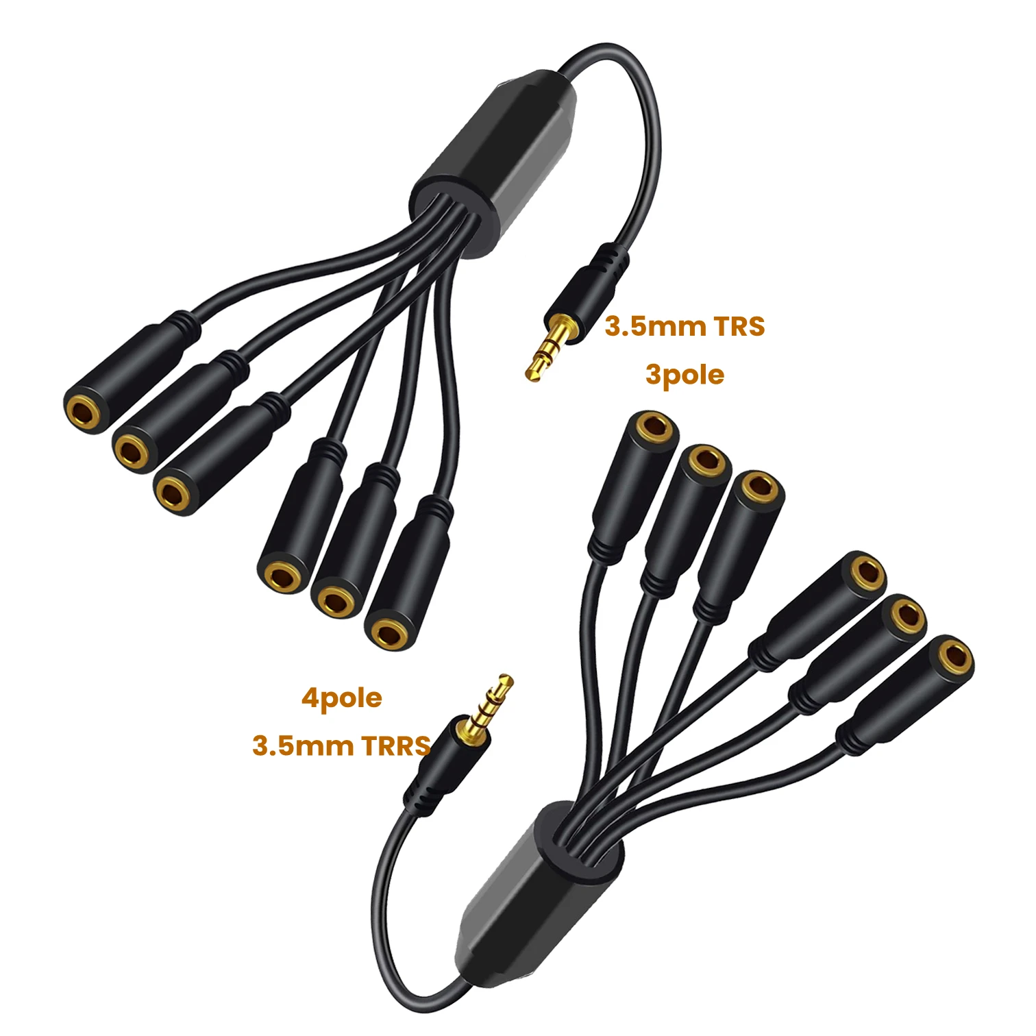 3.5Mm Trs To Trrs Adapter Audio Cable - 1/8 TRS/TRRS 3.5mm Headphone Splitter Male