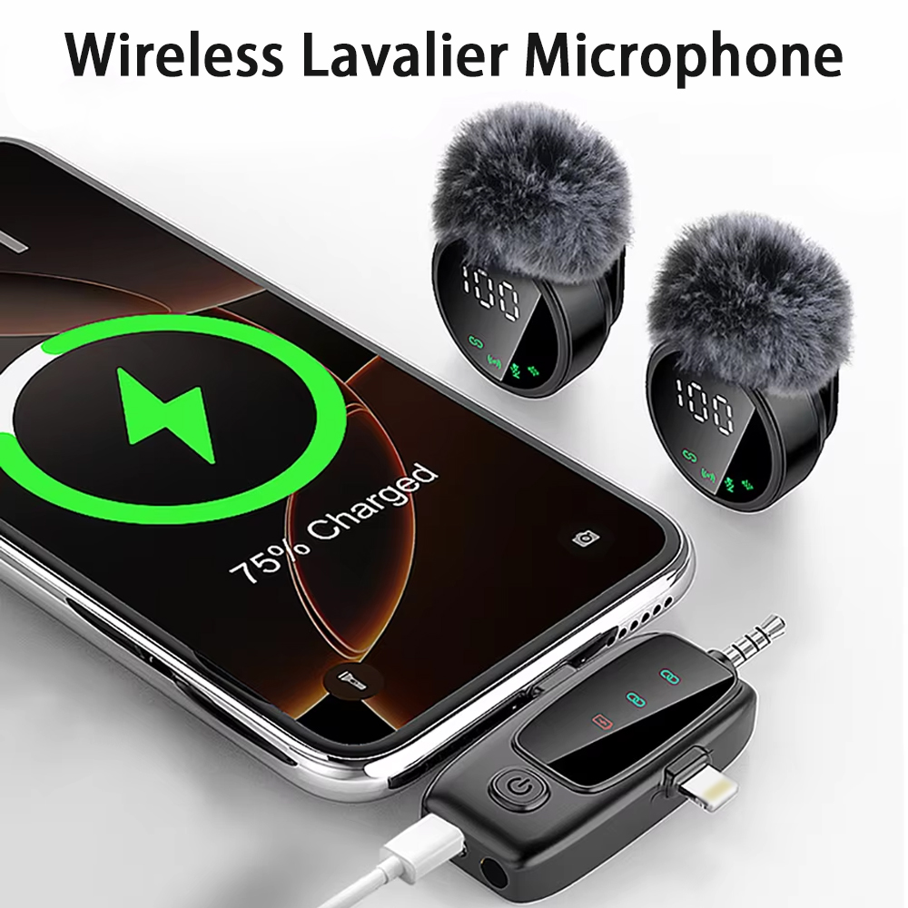 Magnetic Lavalier Microphone Clip On - Mini Wireless Clip-on Lavalier Microphone Magnetic