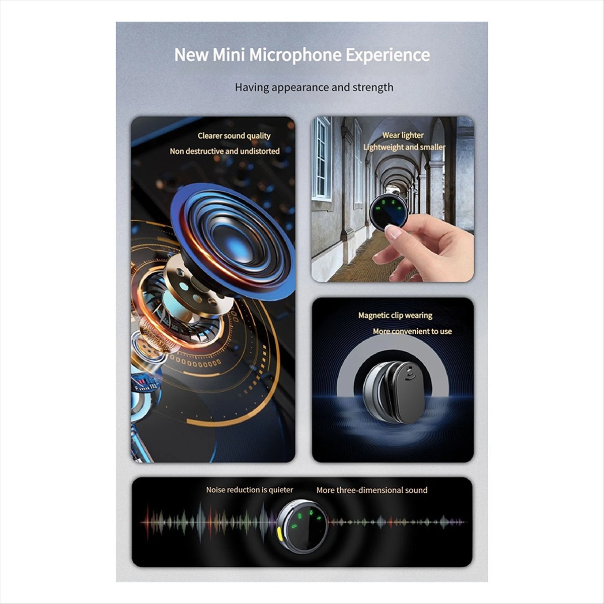 S5 Wireless Lavalier Microphon - Magnetic Lavalier Microphone Clip On 评论和价格