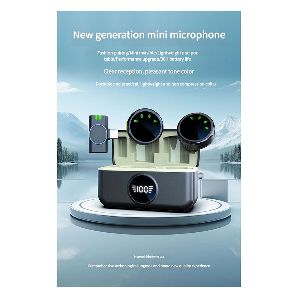 S5 Wireless Lavalier Microphon - Magnetic Lavalier Microphone Clip On 评论和价格
