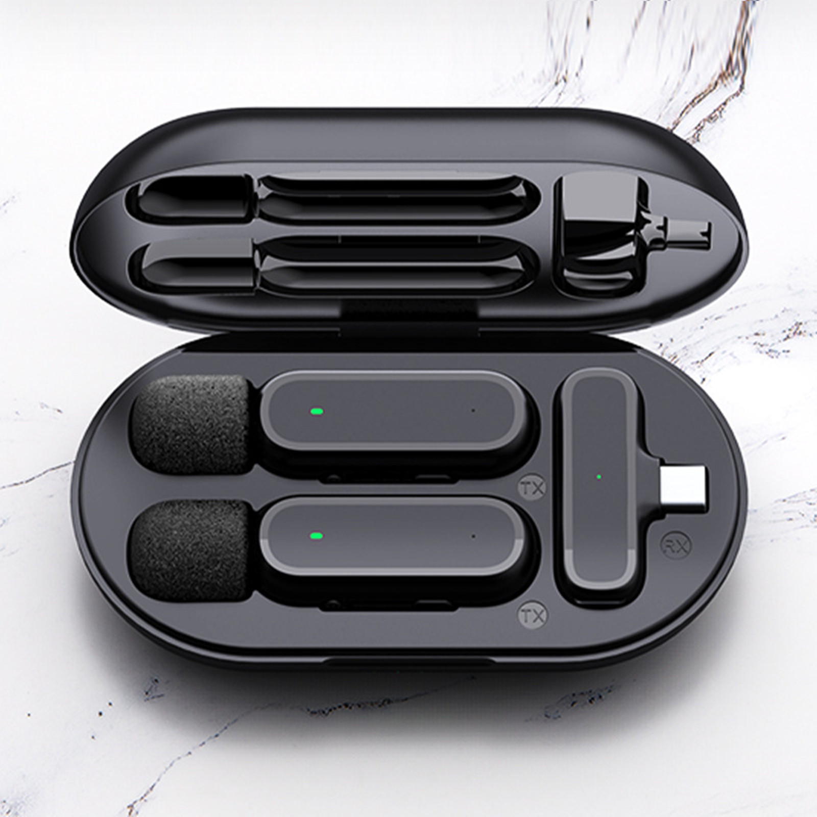 Wireless Lavalier Microphone W - Wireless Mic For Smartphone Video Recording 评论和价格
