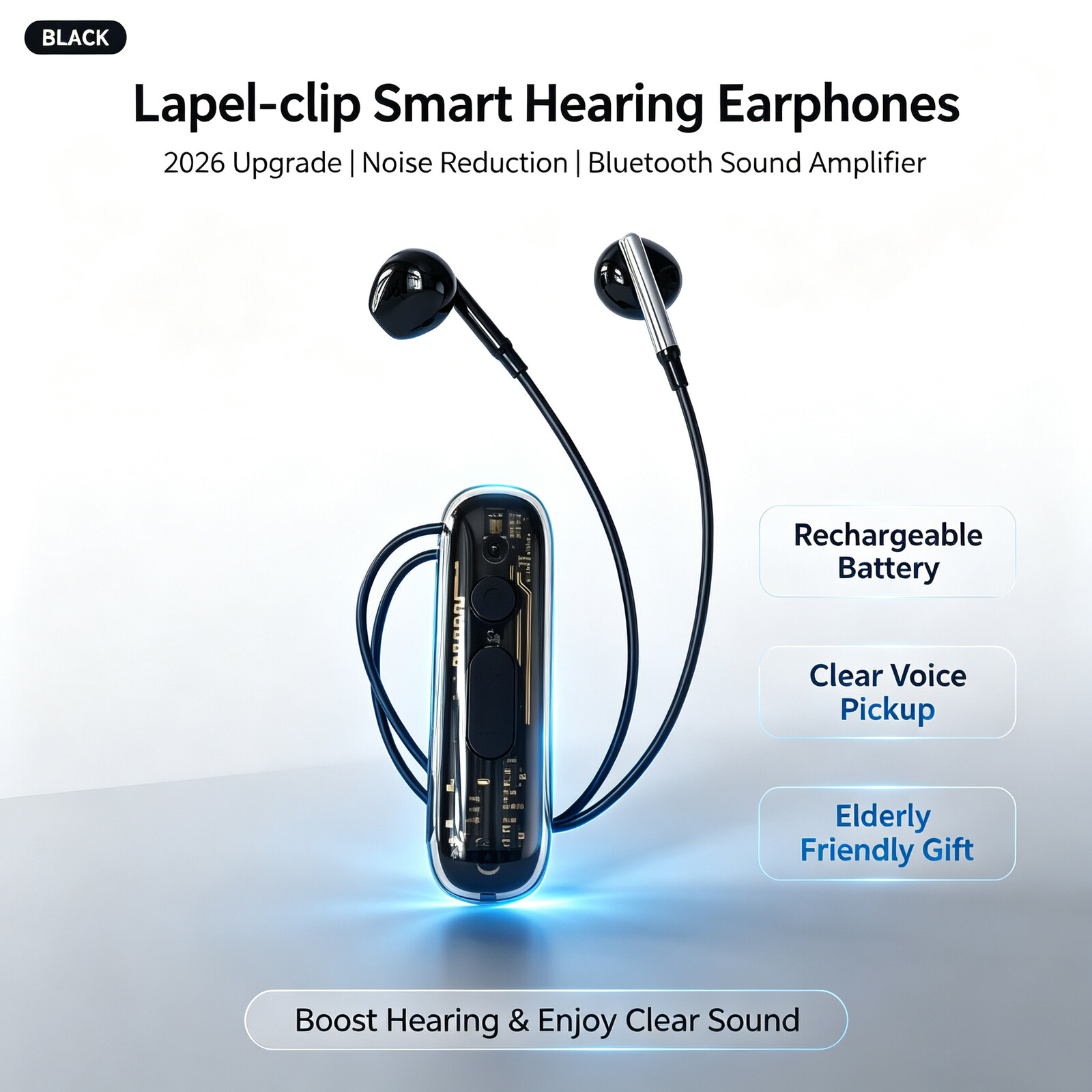 2026 Lapel-clip Rechargeable S - Smart Noise Reduction Lapel Microphone 评论和价格