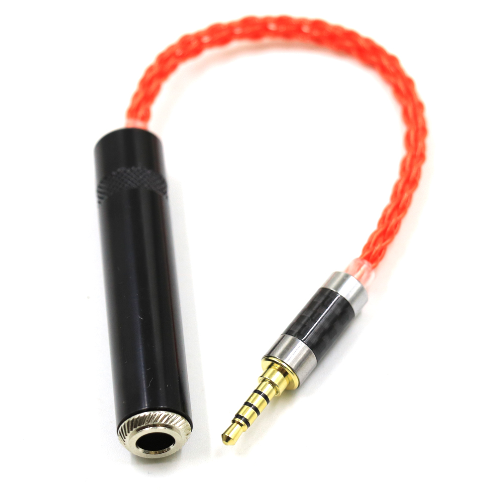 TOP-HiFi  UPOCC-Single-Crystal - 3.5Mm Trs To Trrs Adapter Audio Cable 评论和价格