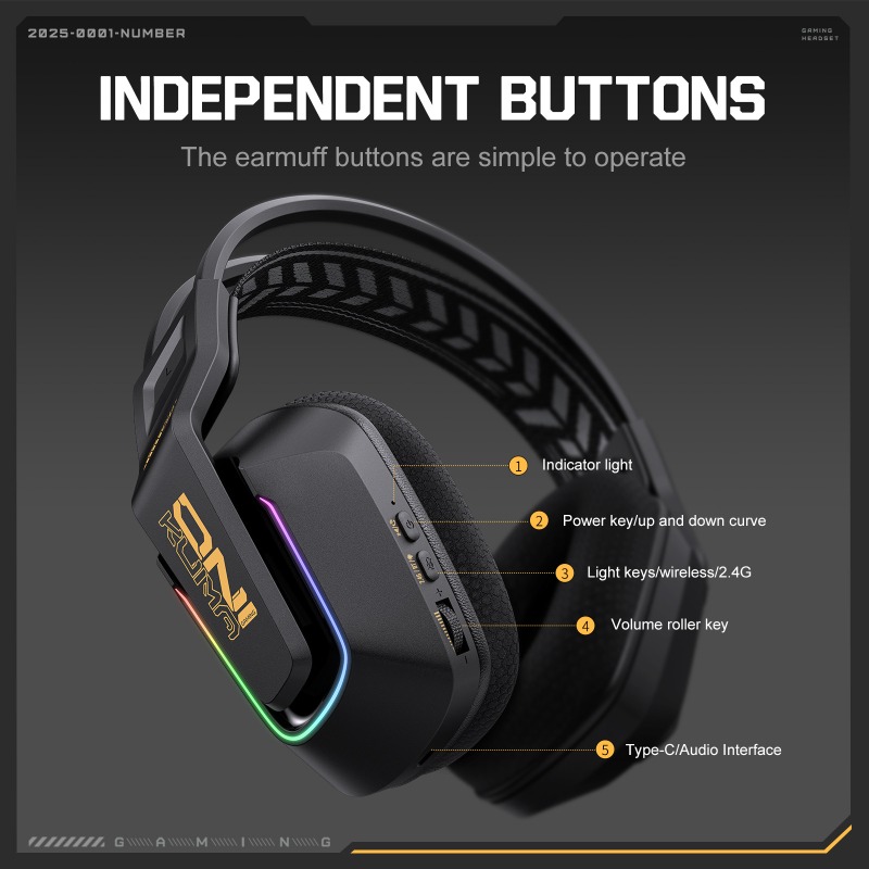 ONIKUMA GT828 Gaming Headset T - Wireless Lavalier Microphone Type C Lightning 评论和价格