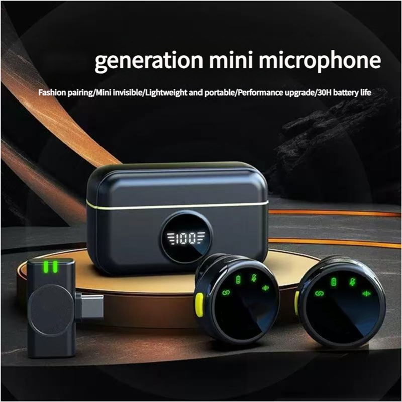 S5 Wireless Lavalier Microphon - Magnetic Lavalier Microphone Clip On 评论和价格