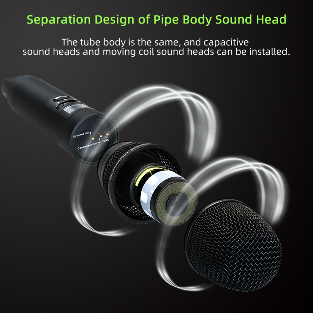 Auto Scan UHF Wireless Microph - Dual Channel Wireless Lapel Mic System 评论和价格