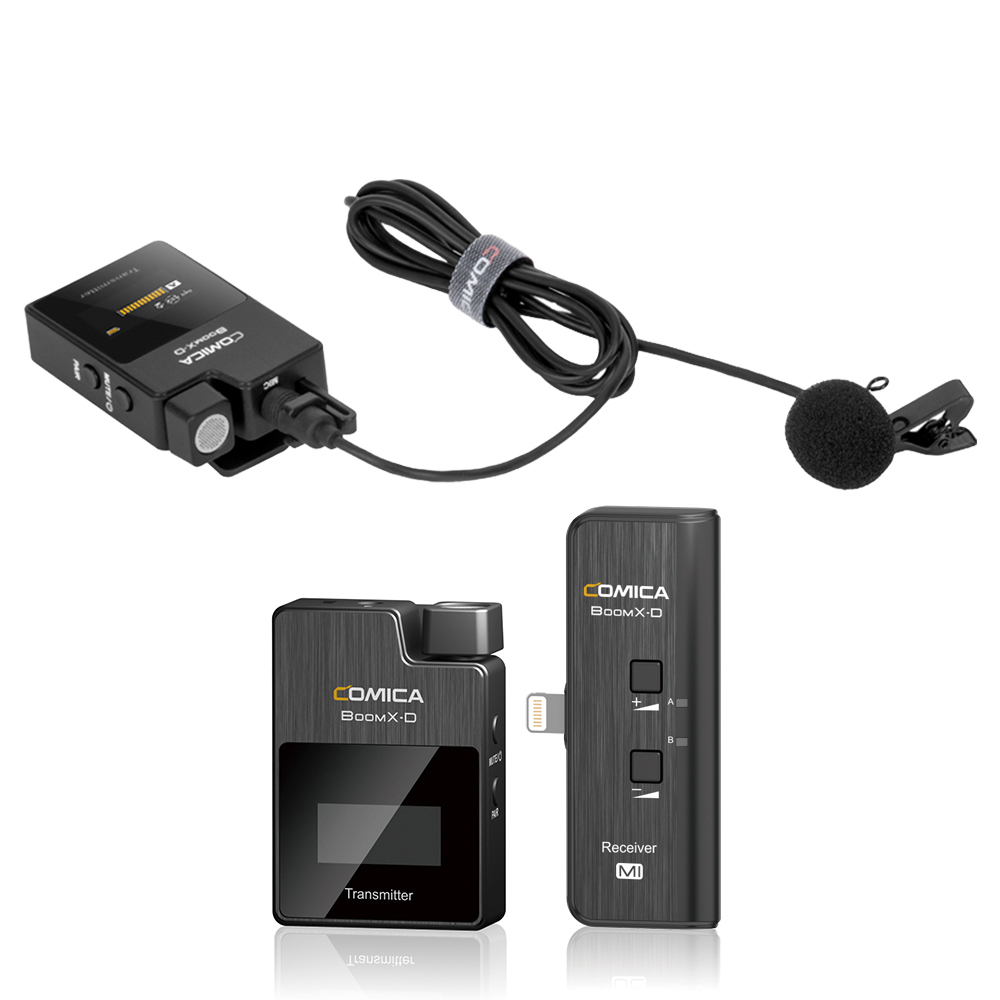 Comica BoomX D MI1/2 2.4G Digi - Wireless Mic For Smartphone Video Recording 评论和价格