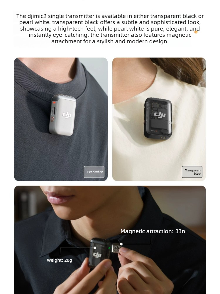 Original DJI Mic Mini 2 Wirele - Magnetic Lavalier Microphone Clip On 评论和价格