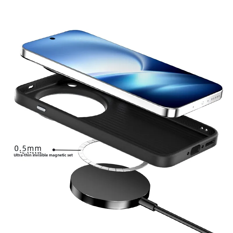 Micro Relief Carbon Fiber Text - Charging Case For Wireless Microphones 评论和价格