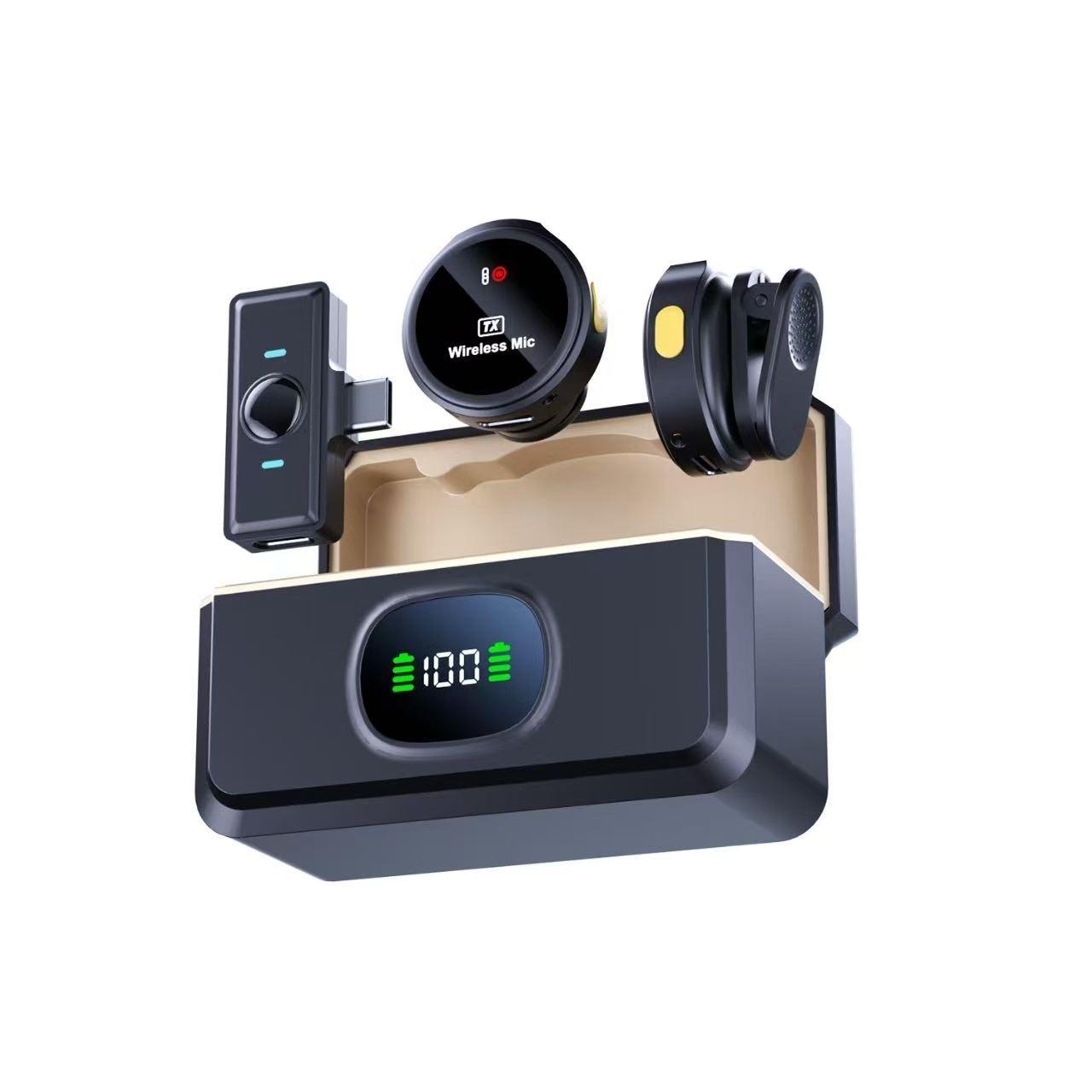 New Wireless Lavalier Lapel Mi - Wireless Lavalier Microphone Type C Lightning 评论和价格