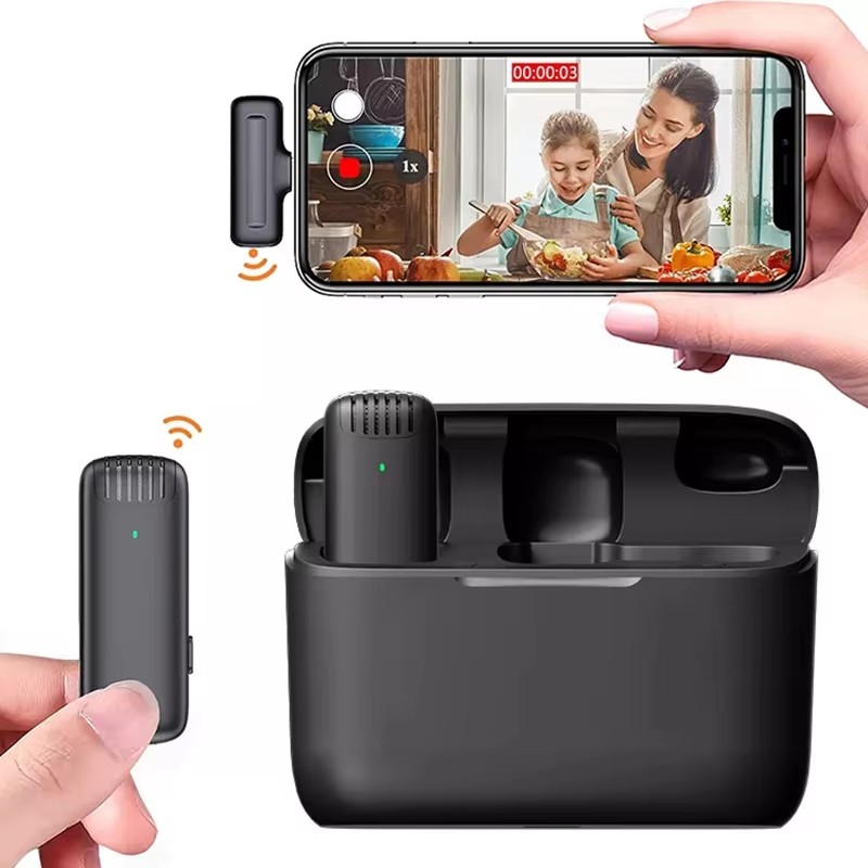 VBNBV Mini Wireless Lavalier M - Wireless Mic For Smartphone Video Recording 评论和价格