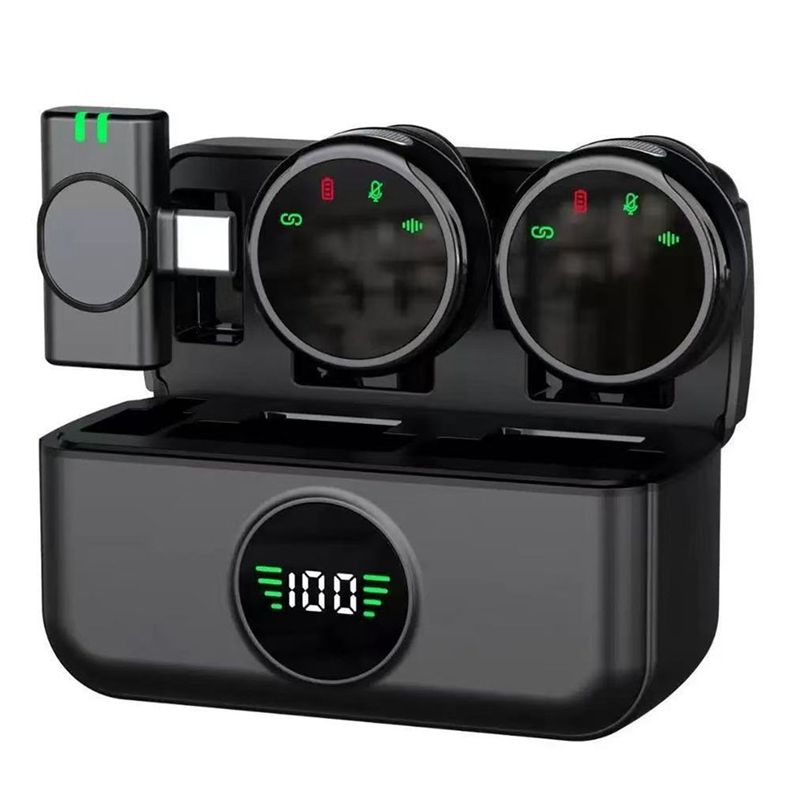 S5 Wireless Lavalier Microphon - Magnetic Lavalier Microphone Clip On 评论和价格