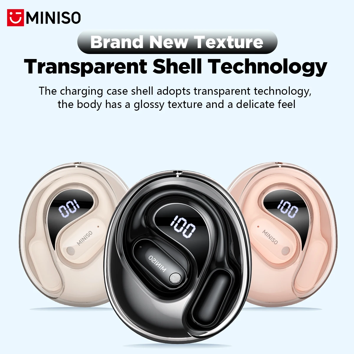 MINISO MS190 Real Time AI Voic - Charging Case For Wireless Microphones 评论和价格