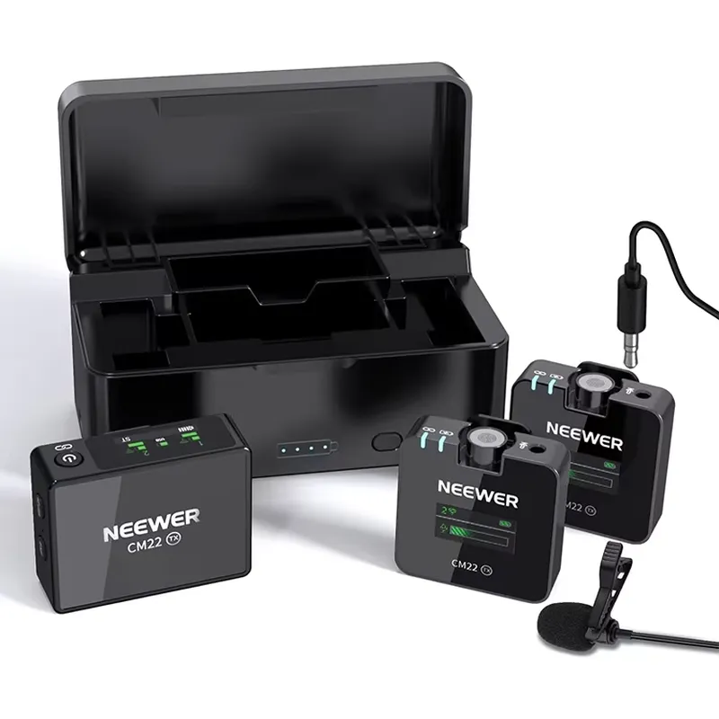 Neewer 2 Pack Wireless Lavalie - Charging Case For Wireless Microphones 评论和价格