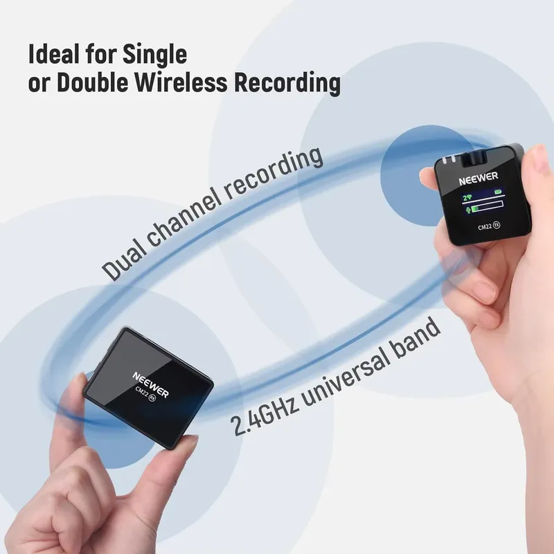 Neewer 2 Pack Wireless Lavalie - Charging Case For Wireless Microphones 评论和价格