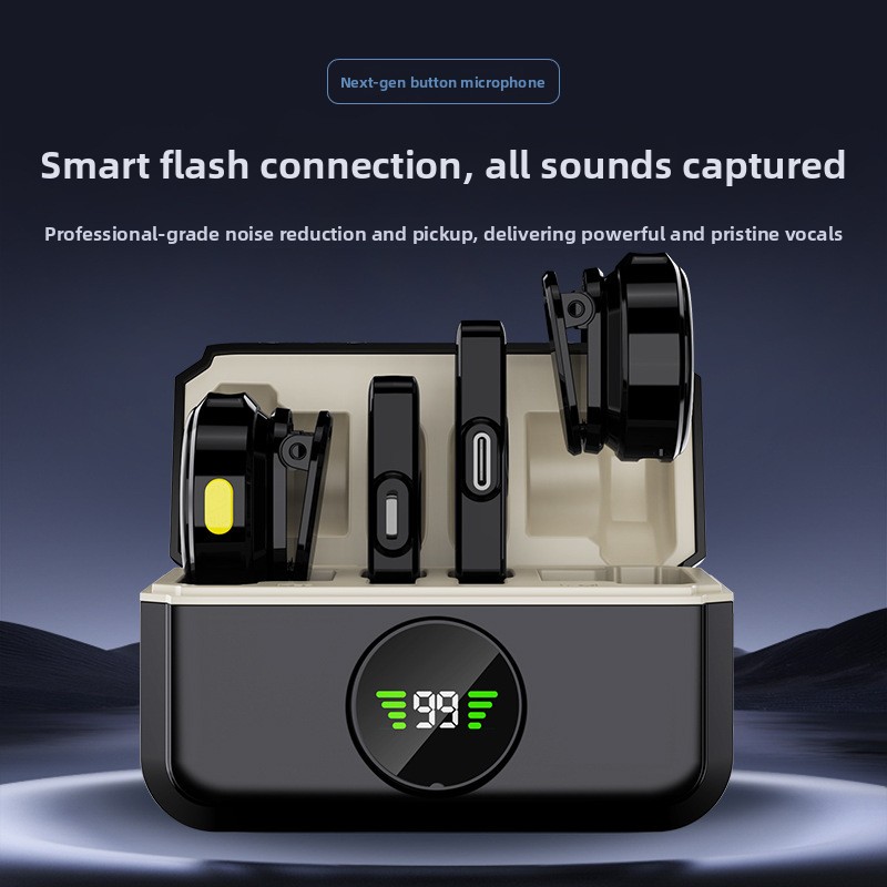 Q83 Magnetic Lavalier Mic 2TX+ - Wireless Lavalier Microphone Type C Lightning 评论和价格