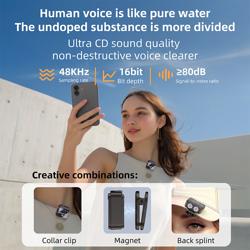 Wireless Lavalier Microphone w - Wireless Podcast Microphone Dual Mic 评论和价格