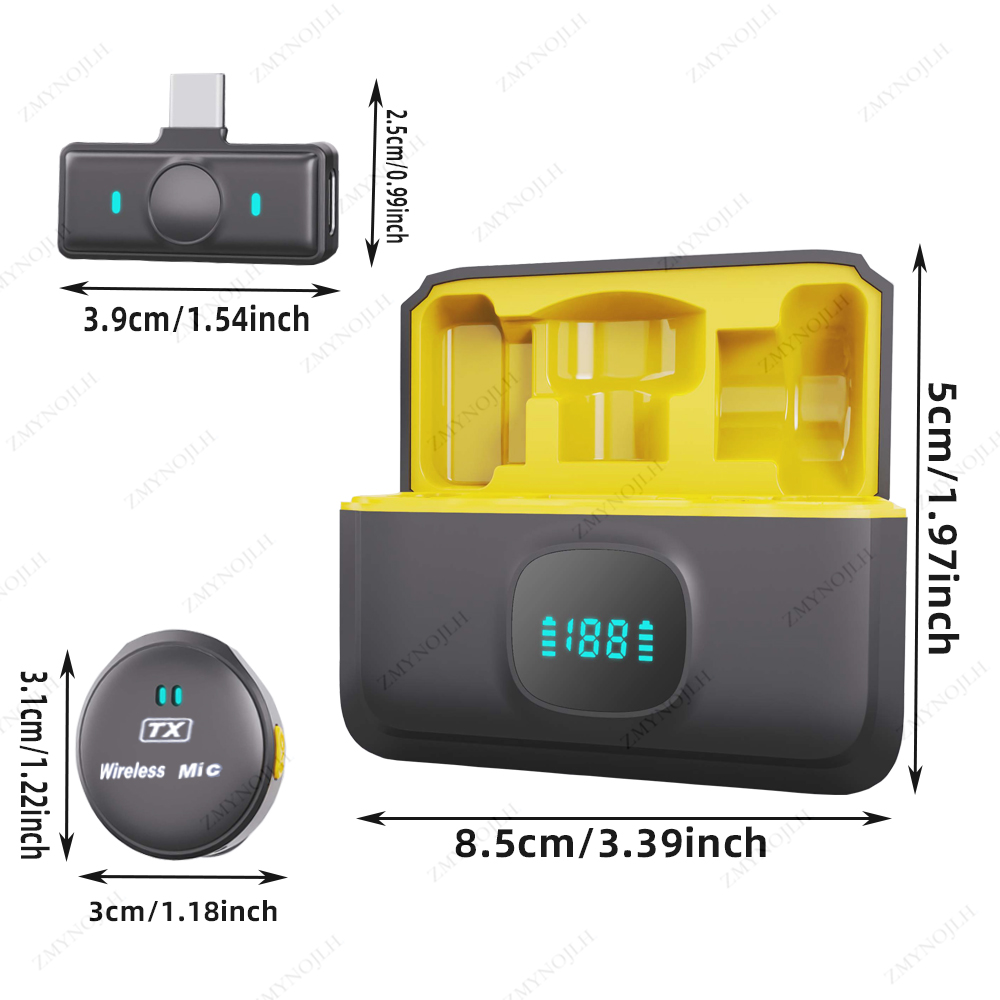 2.4GHz Wireless Lavalier Micro - Magnetic Lavalier Microphone Clip On 评论和价格