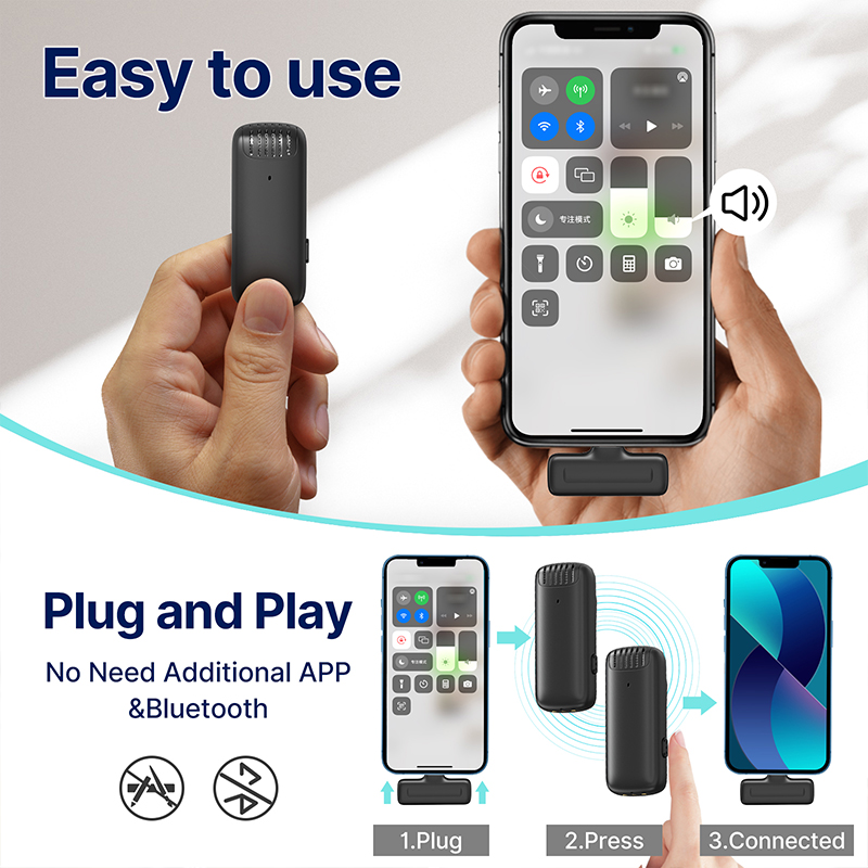 Ulanzi J12 Wireless Lavalier M - Wireless Mic For Smartphone Video Recording 评论和价格