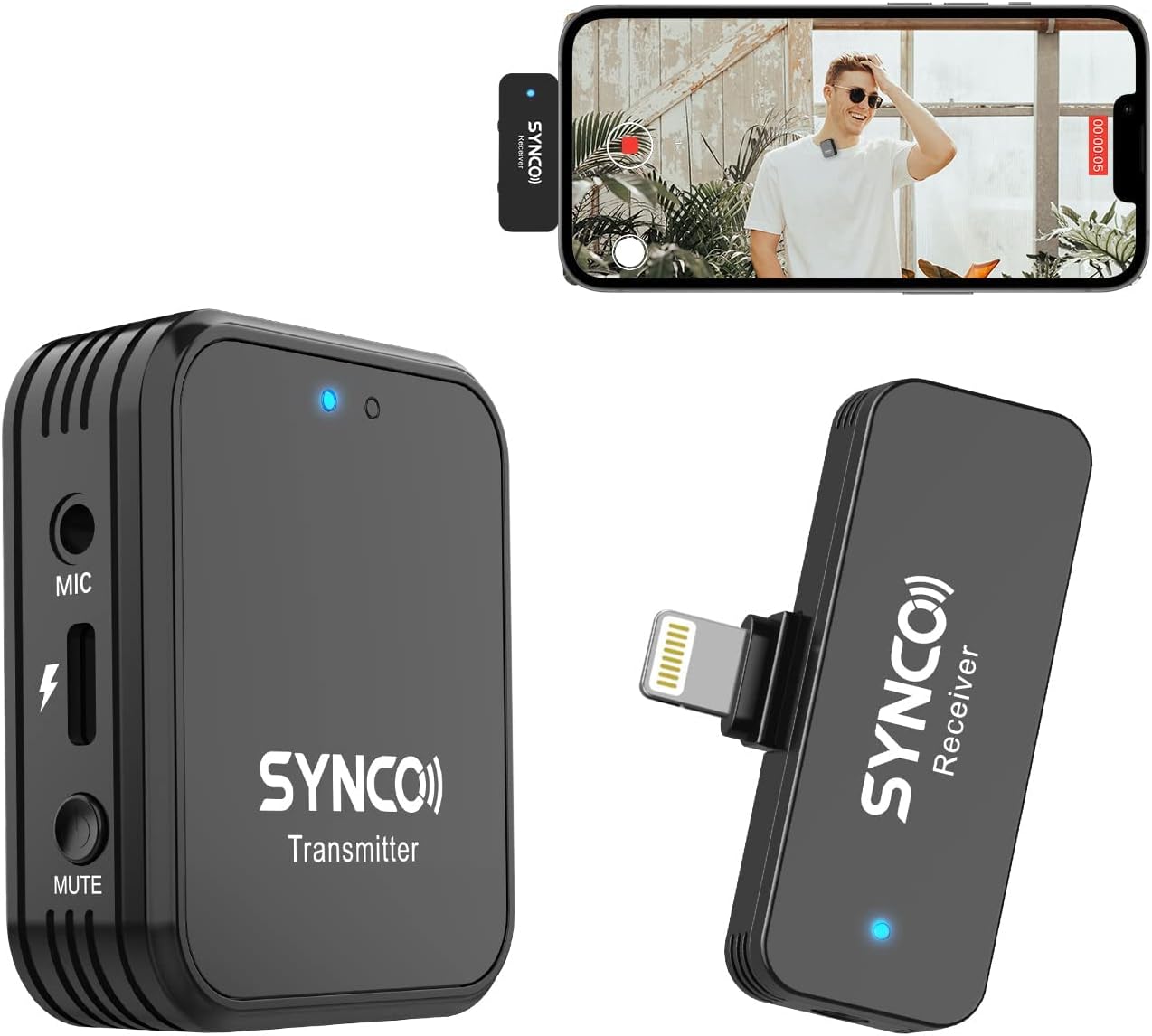 SYNCO G1 T L G1L G1T Wireless  - Wireless Mic For Smartphone Video Recording 评论和价格