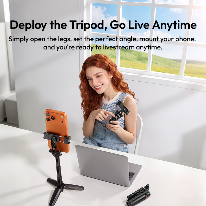 Ulanzi JJ21 Mini Selfie Stick  - Vlog Selfie Stick Tripod Bluetooth Mic 评论和价格