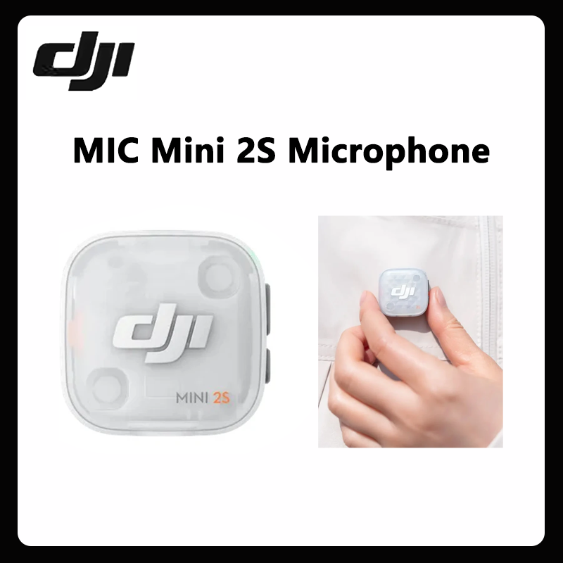 Original DJI Mic Mini 2S Wirel - Magnetic Lavalier Microphone Clip On 评论和价格