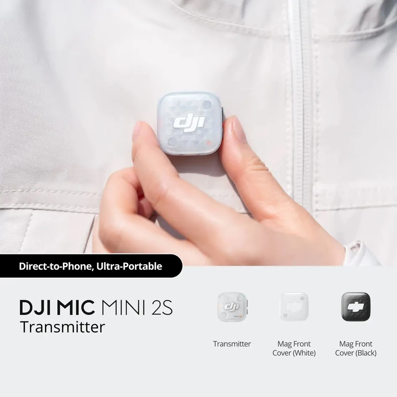 Original DJI Mic Mini 2S Wirel - Magnetic Lavalier Microphone Clip On 评论和价格