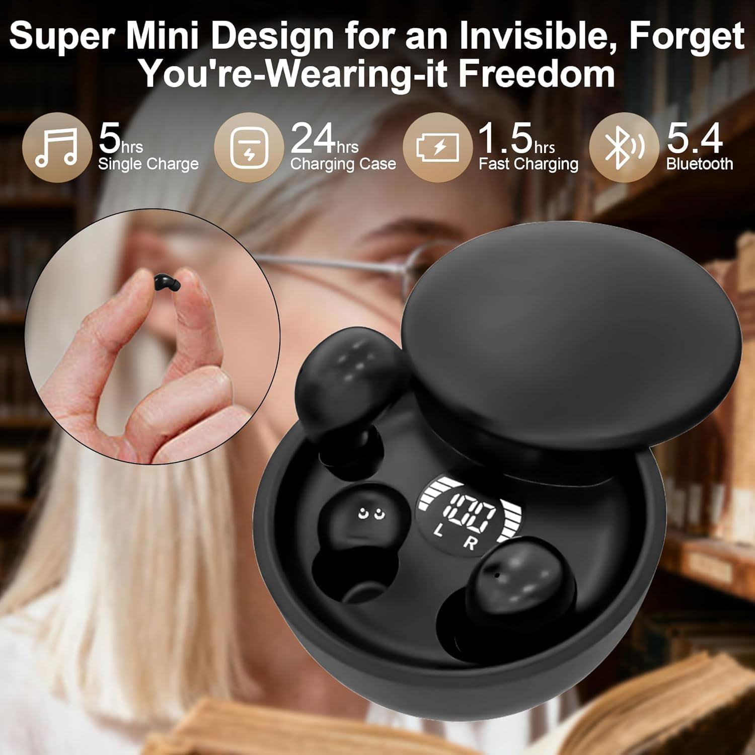 INSONIXN Invisible Mini Wirele - Wireless Lavalier Microphone Type C Lightning 评论和价格