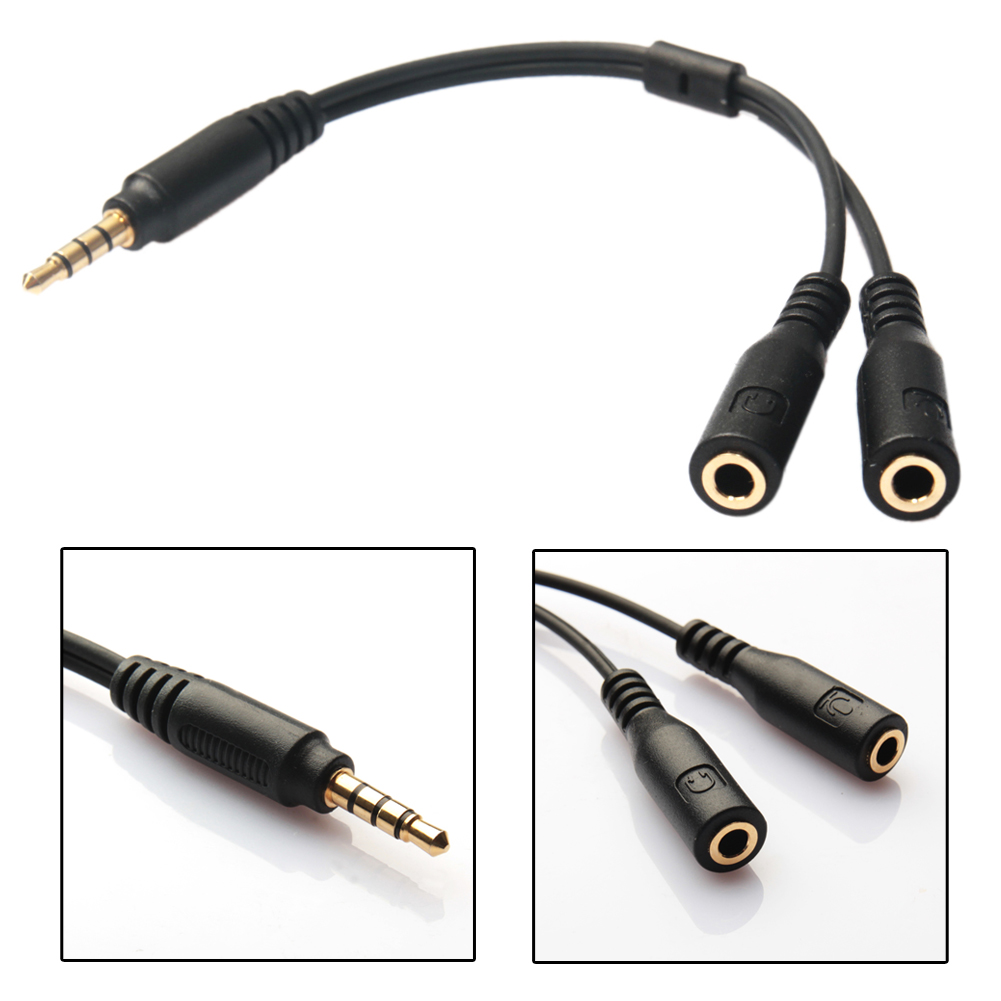 3.5mm Headset Splitter Adapter - 3.5Mm Trs To Trrs Adapter Audio Cable 评论和价格