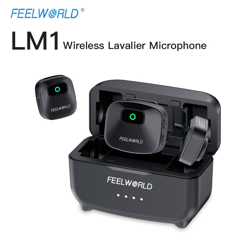 FEELWORLD LM1 Wireless Lapel M - Wireless Mic For Smartphone Video Recording 评论和价格