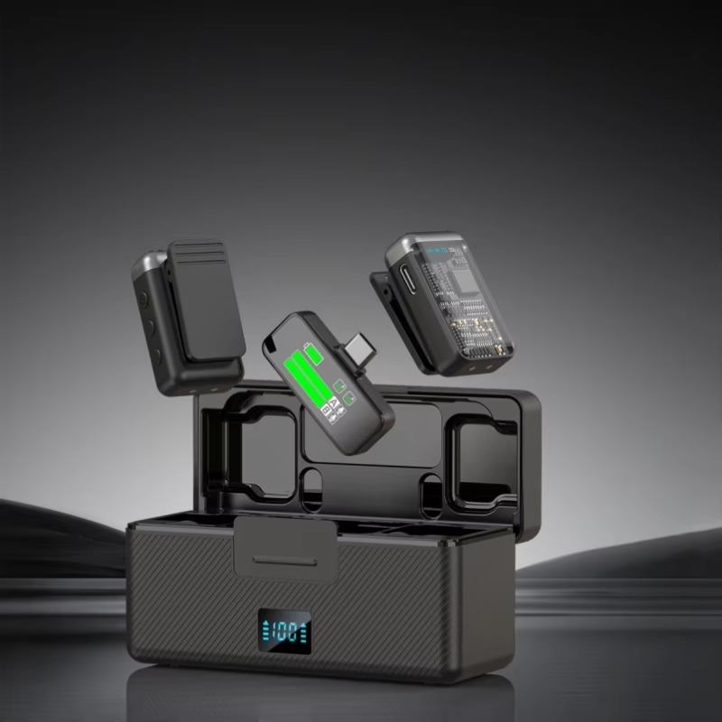 USB Wireless Lavalier Micropho - Charging Case For Wireless Microphones 评论和价格