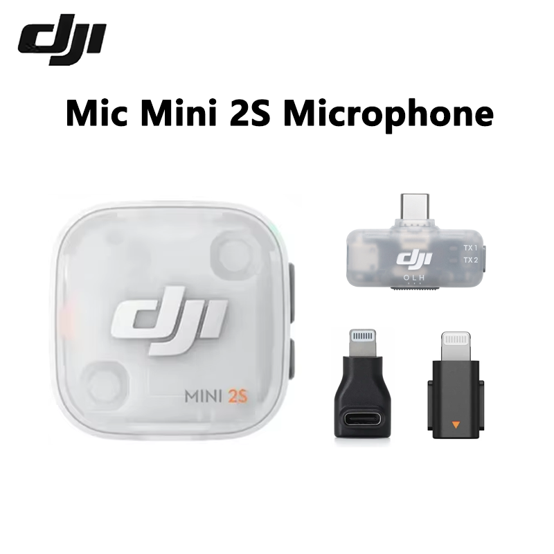 Original DJI Mic Mini 2S Wirel - Magnetic Lavalier Microphone Clip On 评论和价格