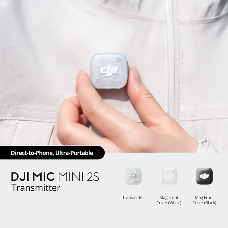Original DJI Mic Mini 2S Wirel - Magnetic Lavalier Microphone Clip On 评论和价格